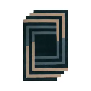 Flair Rugs VLNĚNÝ KOBEREC, 120/180 cm modrá