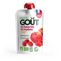 GOOD GOUT Jablko s malinou od 4.měsíce BIO 120 g