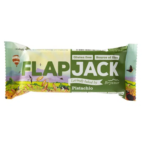 BRYNMOR Flapjack ovesný pistácie bezlepkový 80 g