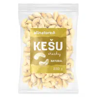 ALLNATURE Kešu jádra 250 g