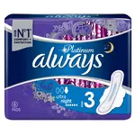 ALWAYS Platinum Night vel.4 Hygienické vložky s křidélky 6 ks