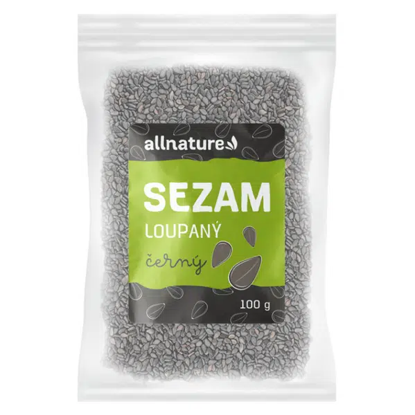 ALLNATURE Sezam černý 100 g