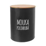 Dóza ORION Black Polohrubá Mouka 13cm