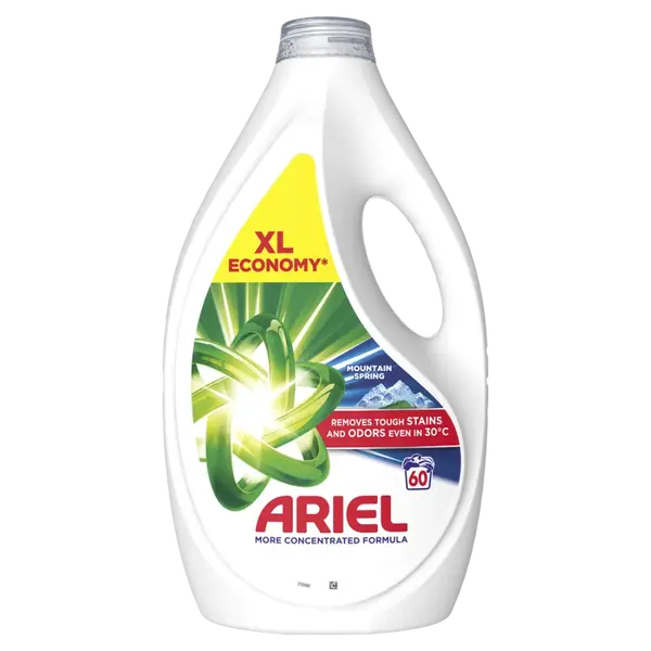 ARIEL Mountain Spring Tekutý prací prostředek 60 praní 2,7 l