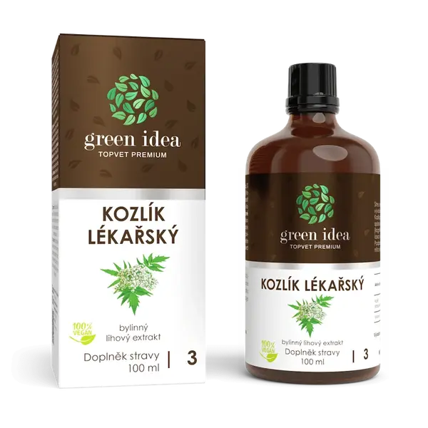 GREEN IDEA Kozlík lékařský bylinný extrakt 100 ml