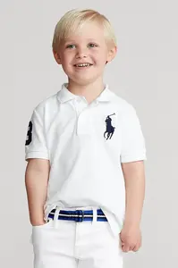Dětská bavlněná polokošile Polo Ralph Lauren
