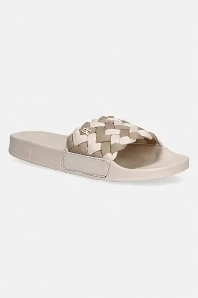 Tommy Hilfiger pantofle dámské TH BRAIDED POOL SLIDE