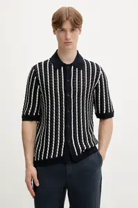 rag & bone svetr s krátkým rukávem pánský bavlněný
