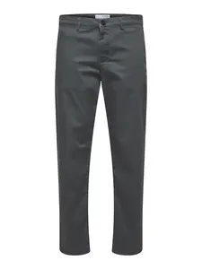 SELECTED Chino nohavice 'New Miles'  čadičová