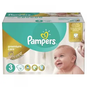 PAMPERS Premium Care 3 MIDI 4-9 kg 120 kusů