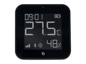 Smart senzor teploty a vlhkosti SHELLY ZB Black ZigBee