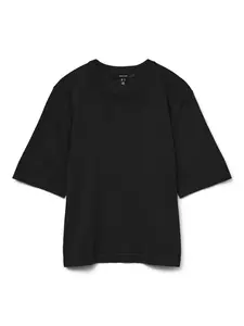 VERO MODA Sveter 'VMSilje'  čierna