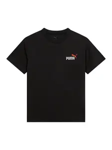 PUMA Tričko 'ESS No. 1'  červená / čierna / biela
