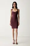 Marciano by Guess bodycon šaty s viskózou NIKKI