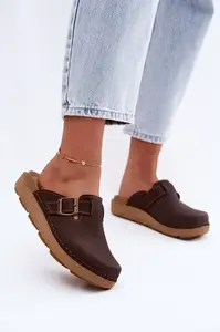 Dámské pantofle s přezkou Inblu