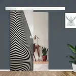 Posuvné skleněné dveře na stěnu GRAF 1