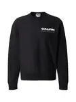Calvin Klein Jeans Mikina  modrá / čierna / biela