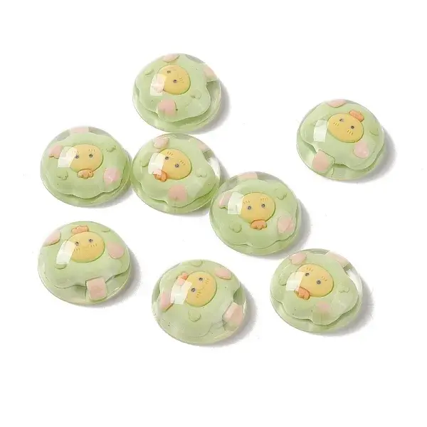 Transparent Resin Cabochons