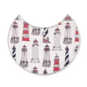 Printed Opaque  Acrylic Pendants