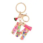 Fruit Series Letter Resin Keychains