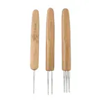 3Pcs 3 Styles Iron Crochet Hooks