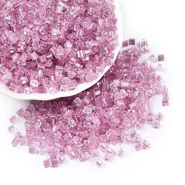 6/0 Transparent Inside Colours Glass Seed Beads