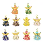 Electroplate Glass Pendants