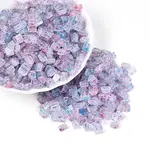 Transparent Spray Painted Glass Seed Beads