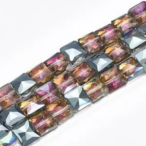 Electroplate Glass Beads Strands