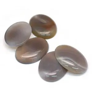 Oval Dyed Natural Striped Agate/Banded Agate Cabochons