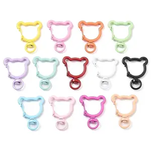 Spray Painted Eco-Friendly Alloy Swivel Snap Hook Clasps
