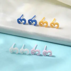 Hypoallergenic Bioceramics Zirconia Ceramic Stud Earrings