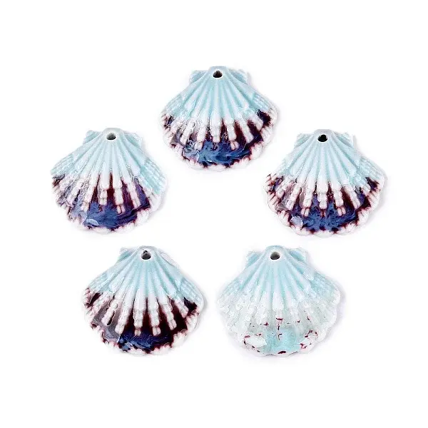 Vintage Handmade Porcelain Pendants