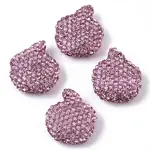 Handmade Polymer Clay Rhinestone Beads