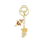 3Pcs Alloy Enamel Keychains