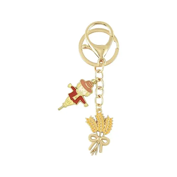 3Pcs Alloy Enamel Keychains