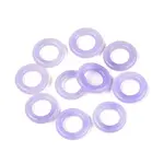 Dyed Natural White Jade Linking Rings