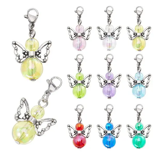 Angel Acrylic & Alloy Pendant Decorations
