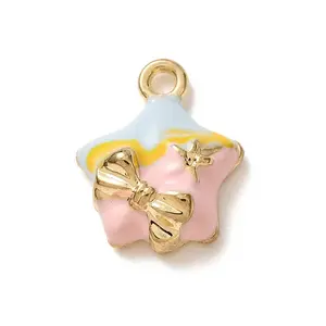 Brass Enamel Pendants