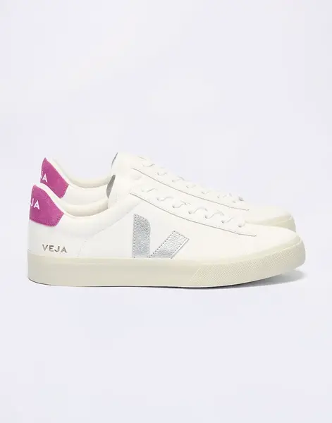 Veja Campo Leather WHITE_SILVER_ULTRAVIOLET 40
