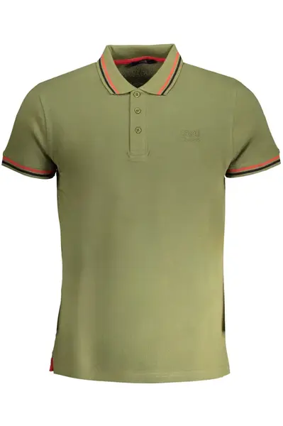 Zelené pánské polo triko Cavalli Class
