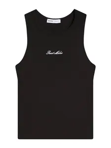 Bershka Tričko  čierna / biela