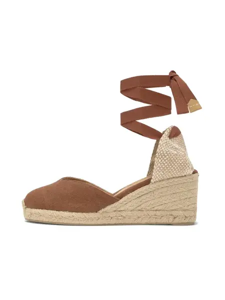 Castañer Espadrilky 'Chiara'  béžová / krémová / hnedá