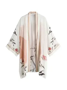 Next Kimono  krémová / farby bahna / pitaya / rosé