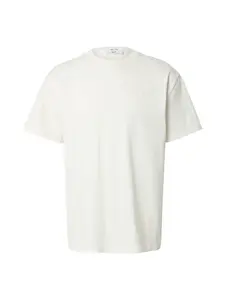 DAN FOX APPAREL Tričko 'Arthur'  šedobiela