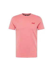 Superdry & Co Tričko 'Essential'  pitaya / tmavoružová