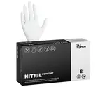 Nitrilové rukavice Espeon Nitril Comfort - 100 ks, bílé, velikost S (100020) + dárek zdarma
