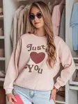 Dámska oversize mikina s potlačou FEELME