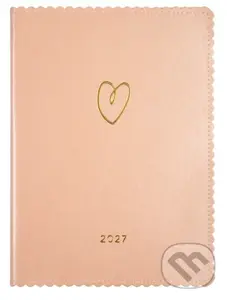 Soft Touch diár A5 - Srdiečko 2027