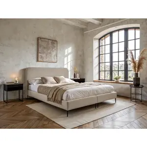 MID.YOU POSTEL BOXSPRING, 180/210 cm, béžová